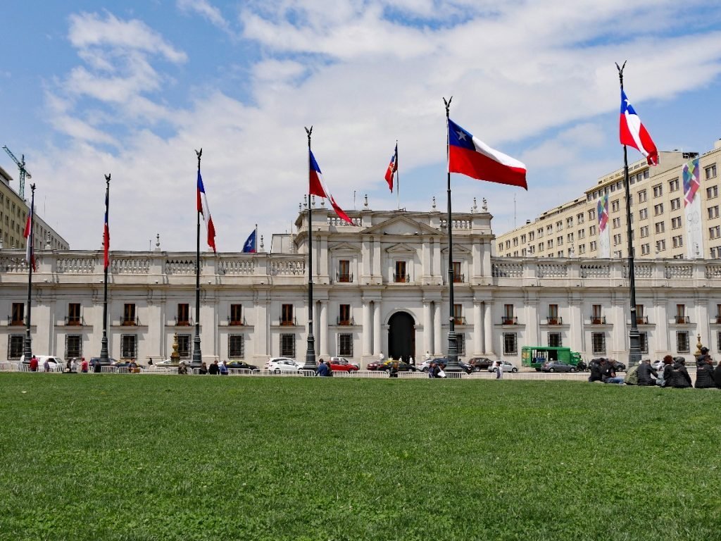 Der Palacio de La Moneda in Santiago de Chile - Chile