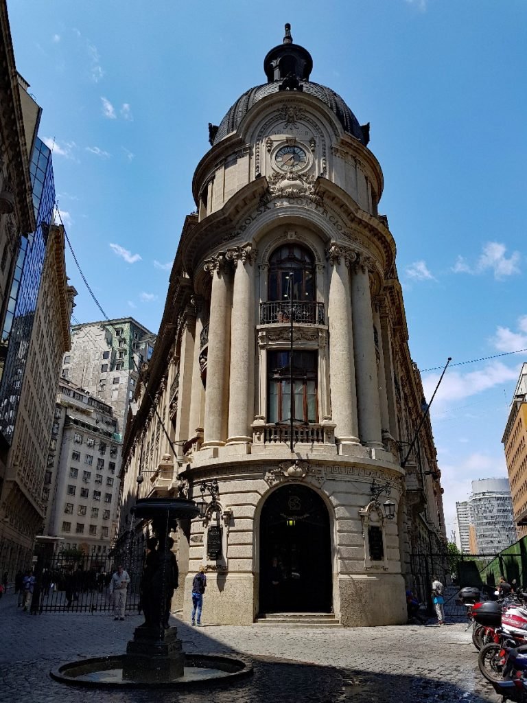 Bolsa de Comercio, die Wertpapierbörse in Santiago de Chile - Chile