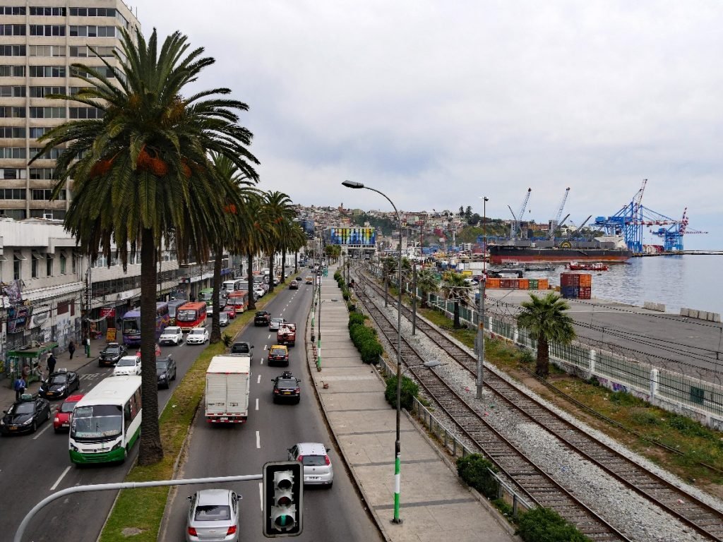 Die Hafenstraße von Valparaíso – Chile