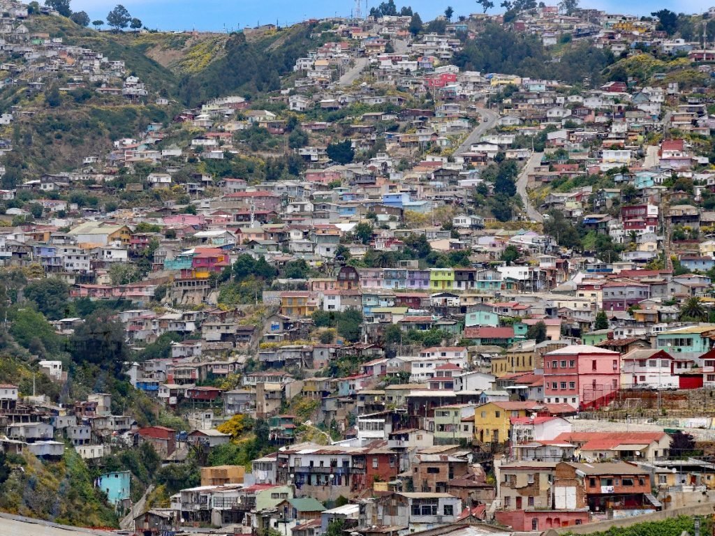 Die bunten Häuser von Valparaíso - Chile