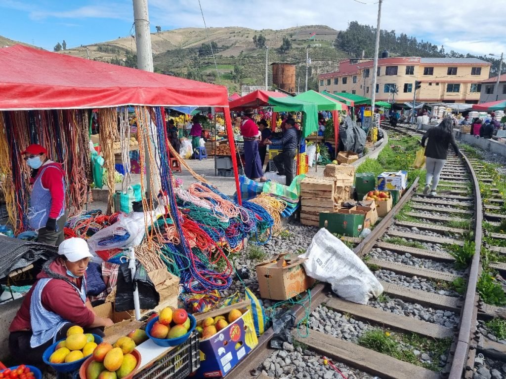 Der farbenfrohe Wochenmarkt von Guamote - Ecuador