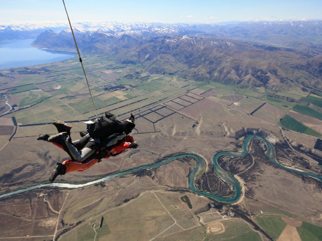 Fallschirmspringen in Wanaka - Neuseeland