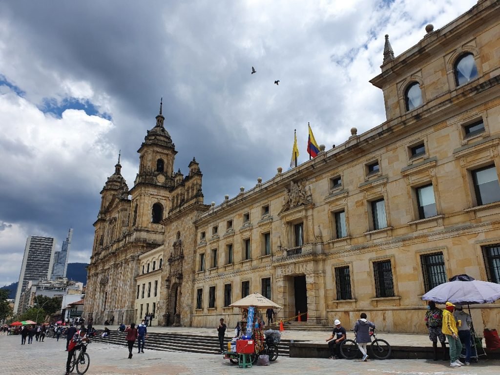 Plaza de Bolívar in Bogotá - Kolumbien