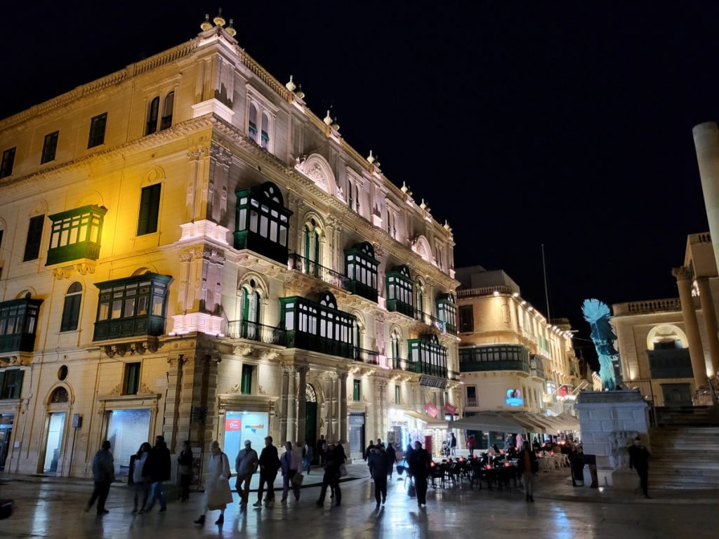 Abends in Valetta – Malta